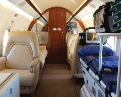 Gulfstream G500 medevac charter image 3