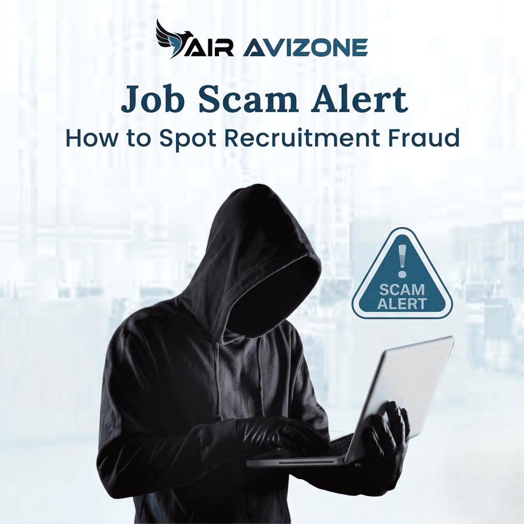 Recruitment fraud warning image